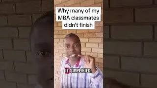 Why many of my MBA classmates didn't finish 