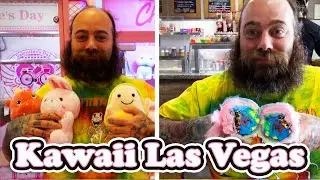 Pink Wa Wa Claw Machines & Creamberry Cotton Candy Burrito - Kawaii Las Vegas