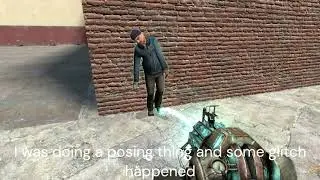 Strange gmod moving ragdoll glitch