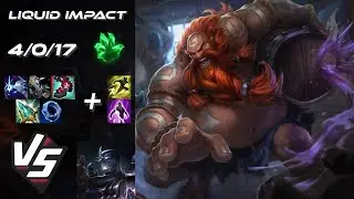 Team Liquid Impact TOP Gragas vs Shen - NA Grandmaster Patch 25.S2.7