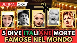 5 SEXY ATTRICI Italiane MORTE Famose nel MONDO (PT.1)