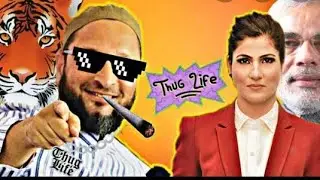 Asaduddin Owaisi Vs Godi Media | Asaduddin Destroying Godi Media #spoofman