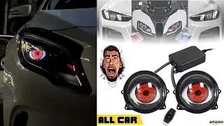 Instagram VIRAL - DEVIL EYE HEADLIGHT WITH REMOTE FOR ALL CAR | 6 Eye Pattern