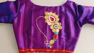 Nath painting on blouse pe nath ki painting kaise banaye |
