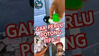 Clamp saddle hdpe untuk pasang kran air tanpa potong pipa