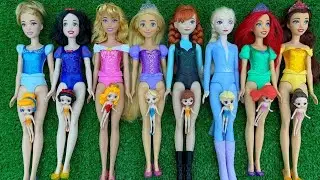 Elsa Doll Dress Transformation ~ DIY Miniature Ideas for Barbie~ Wig, Dress, Faceup, and More! Dolls