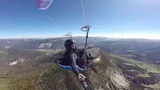Paragliding Saint Andre - Cruising home