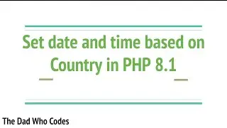 Set the date and time to a Country's locale in PHP 8.1