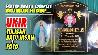 CARA UKIR BATU NISAN DENGAN FOTO | CARA MEMBUAT BATU KUBUR DENGAN FOTO