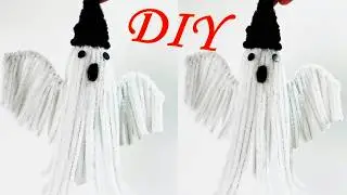 DIY HALLOWEEN DECOR IDEAS | Ghost Halloween with pipe cleaner crafts | DG Handmade