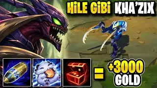 BU TAKTİKLE KHA'ZIX MAÇ KAYBETMEZ! (Sadece Rünlerden 3000 GOLD) | KassadinsCreed