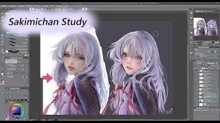 Sakimichan study ~ Speedpaint