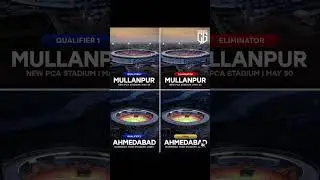#ipl2025 Playoffs New Schedule🔥#ipl #cricket #rcb #mi #playoffs