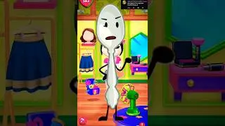 Silver spoon makeover by my Talking Angela 2 #mytalkingangela2 #angela2 #sliver #inanimateinsanity