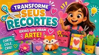 Transforme Seus Recortes - Dicas de Artesanato para Arrasar!