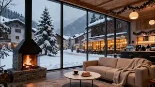 Holiday Jazz Caf&eacute; Ambience ❄️ Cozy Winter Coffee Shop Music for Study, Reading & Relaxation