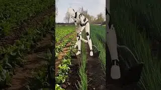 Robot Farmer Cultivating Crops! 🚜🤖 | Future of Smart Farming #shortsfeed