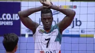 PROLIGA 2019 BNI VS JAKARTA GARUDA   BNI MULAI BANGKIT DI SET KE 3
