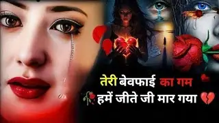 तेरी बेवफाई का गम हमें | Bewafa Shayari | shayari | Hindi Shayari | bewafa #bewafa #sadsong