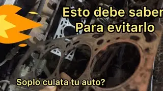 Mi auto sopló culata, esto debes hacer para que no te suceda!!