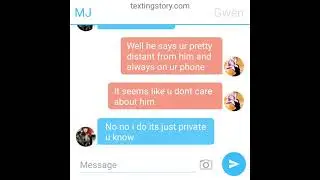 Peter Mj and Gwen (Texting story) part 1