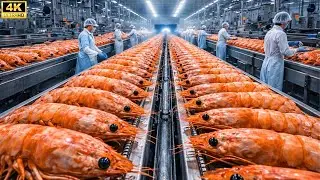 Dentro de una Fábrica que Transforma Camarones Enteros en Productos Congelados — 5 Millones por Mes