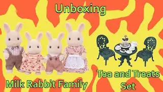 Unboxing Milk Rabbit Family and Tea and Treats Set
