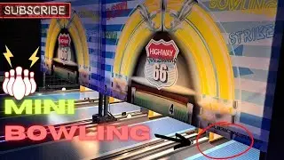 Mini Bowling Lanes Pt. 2 | Qubica AMF String Pin | The bowler | PinDominator