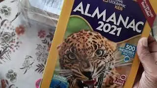 ALMANAC 2021 UNBOXING Fact book of National Geography #unboxing