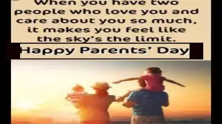 Happy Parents Day 2021|Global Day Of Parents l Parents Day Wishes l Parents Day Quotes #parentsday