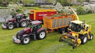 Grass Silage | New Holland FX40 + Valtra's | Nap | 2022