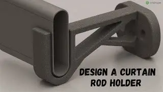 Создайте держатель для карниза, напечатанный на 3D-принтере