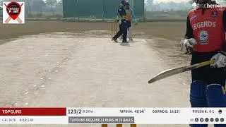 Tomahawks vs TOPGUNS live cricket match | Cricket Point Saturday Special Season-15 live - Cricket P