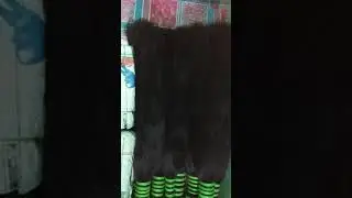 Indian human hair # non Remy double drawn by Ruma Rnterprise