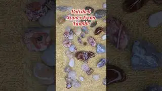Small Polished Stone From Rock Tumble  #crystals #rockpolishing #jeffreybutton