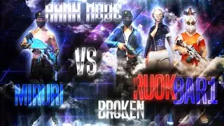 Miruri VS RUOK,BROKEN,BAR1 Rank Mode Free Fire Highlights🇹🇭 #SAVERUOK