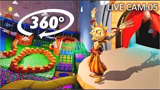 360&deg; VR Sundrop AND Moondrop FOUND on Security Camera - FNAF Off Camera Secrets