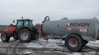 Prezentacja beczki asenizacyjnej Pichon 8100l. Sprzedam John deere 965, amazone zaf 403, vlog26