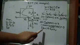 Paano mag-solve ng Bipolar Junction Transistors (BJT) using DC Analysis? (PART 1)