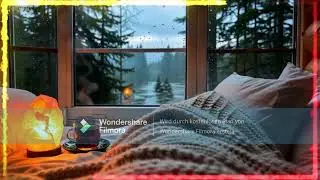 Rainy Woods Cottage Feel | Candlelit Bedroom Ambience & Relaxing Music 🕯️