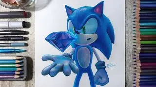 Drawing Sonic Frontiers | Fame Art