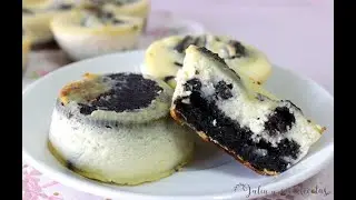 Mini cheesecakes de oreo😍UN BOCADITO DULCE DELICIOSO!