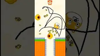 save the dog 🐶 from honey bee 🐝#youtubeshorts#foryou#savethedoge#honey#bee#gameplay#foryou#dog#save#