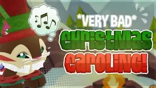 AJPW CHRISTMAS LYRIC PRANK WITH BUDDIES &bull; VERY CHAOTIC &bull; ANIMAL JAM PLAY WILD  &bull; ajpw