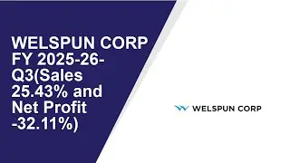 WELSPUN CORP Consolidated Quarterly Result | Q3 Result 2025-26 | WELSPUN CORP latest news