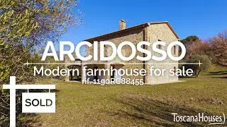 MODERN farmhouse with SWIMMING POOL for sale in ARCIDOSSO | SOLD