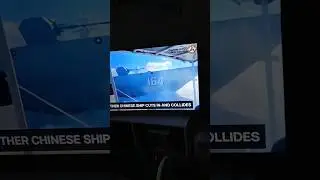 two chinese ships collide #ships #run #chinese #hit  #collide #sea #wreck #shipwreck