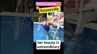 Gronya Somerville beautiful 😍🥰☺️ #gronyasomerville #badminton #shorts