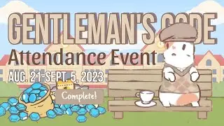 Gentleman's Code Attendance Event, wrapped | Cats & Soup&trade;
