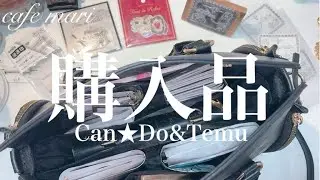 購入品【キャンドゥ&temu】